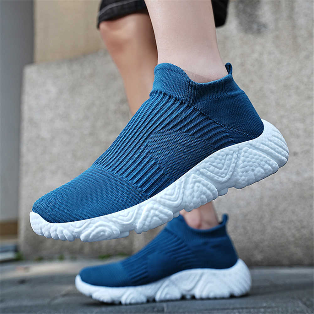 Men'S Shoes No Laces - Scarpe da tennis scure da uomo