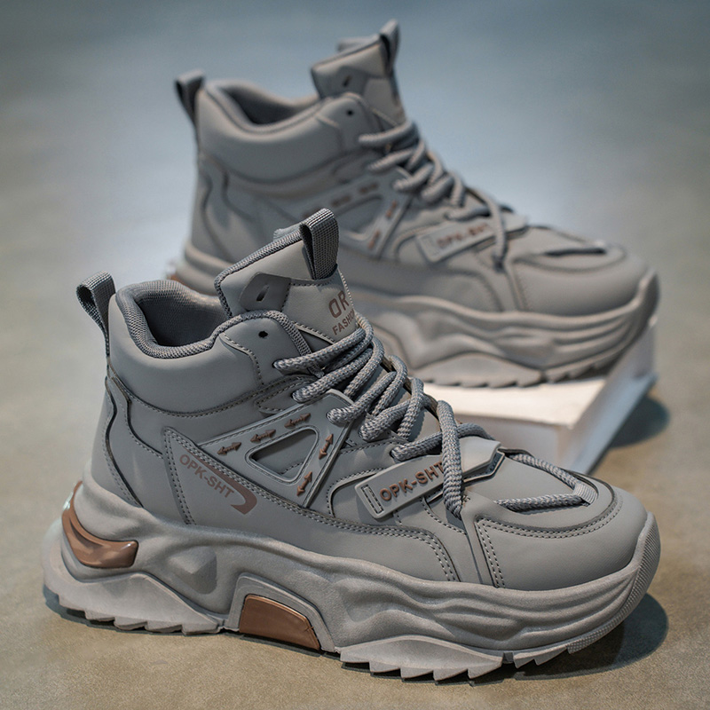Men'S Shoes No Laces - Calzature da uomo antiscivolo traspiranti alte