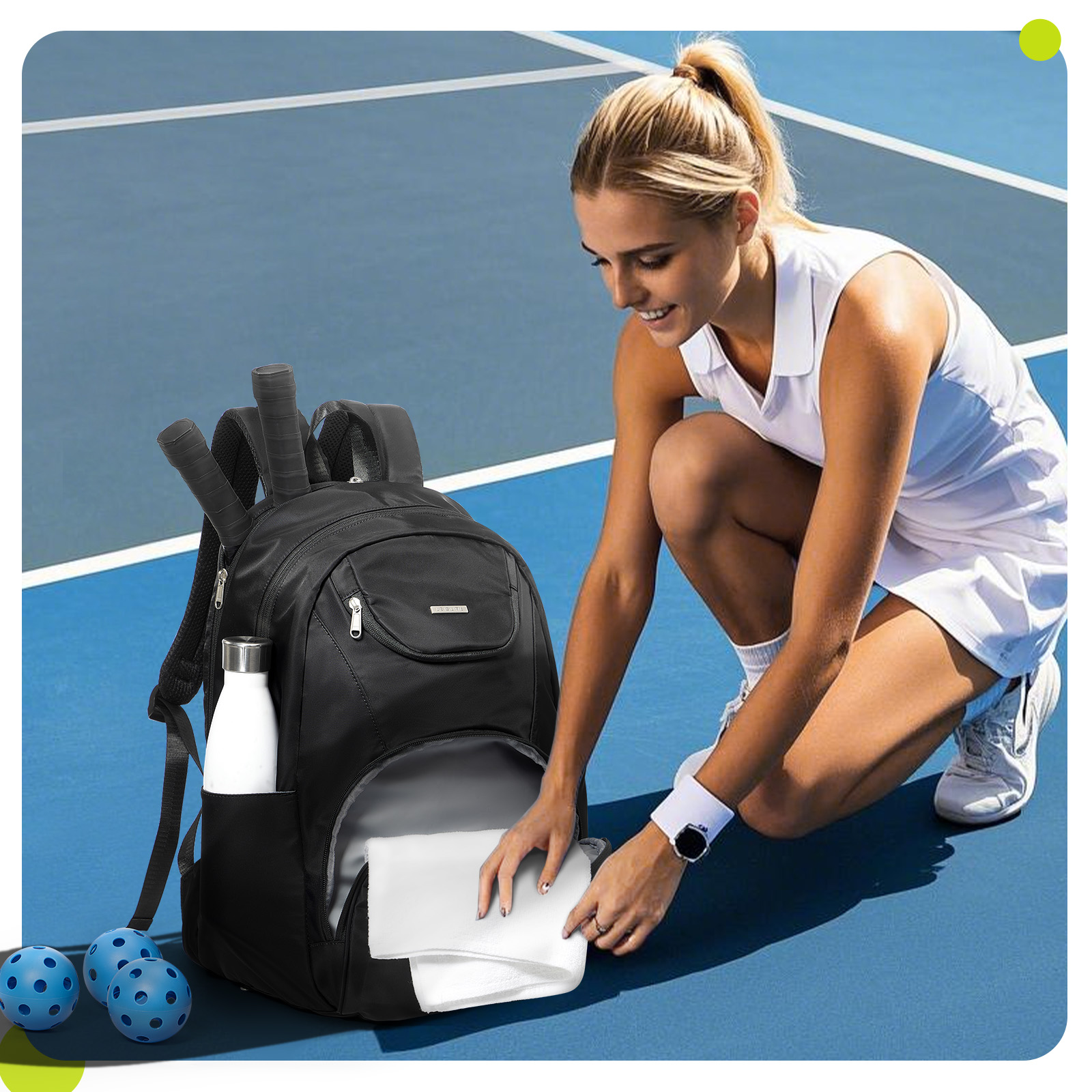 Borsa da Tennis Zaino per Tenn - Men'S Shoes To Women'S recensione e prezzo